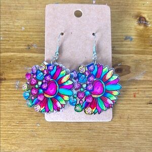🍭Colorful Floral Earrings